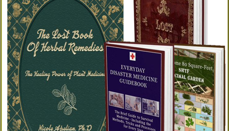 CRISIS BUNDLE ☘ Lost E-book of Natural Therapies Danger Treatment ☘ SHTF Backyard ☘