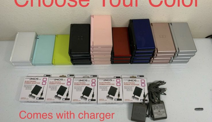 Nintendo Ds Lite with charger and stylus -CHOOSE YOUR COLOR-