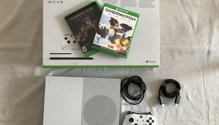 Microsoft Xbox One S Overwatch Origins Model Bundle 500GB White Console