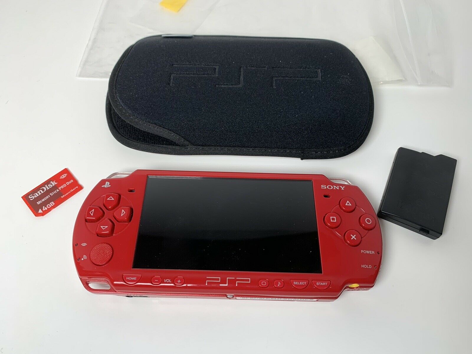 SONY PSP 2001 PsPortable GOD OF WAR EDITION RED w/ Battery - iCommerce ...