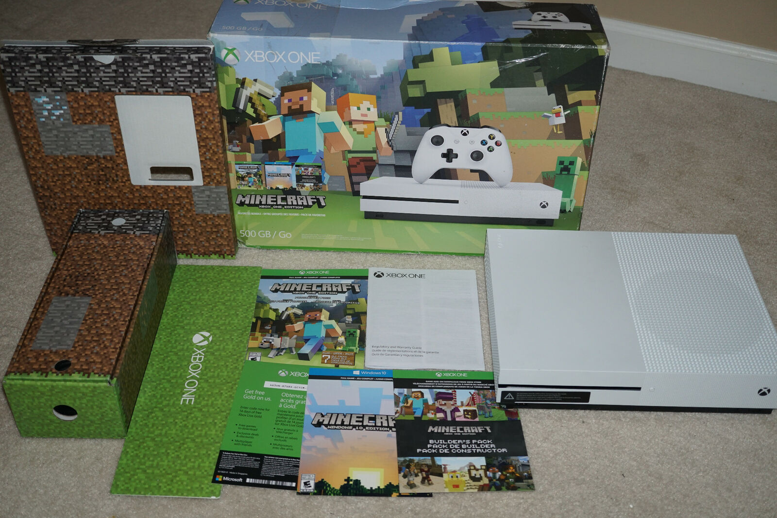 Xbox One S 500GB Console Free Game and 1-Month Game Pass