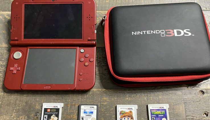 Nintendo 3DS XL Handheld Gaming System – Purple Bundle