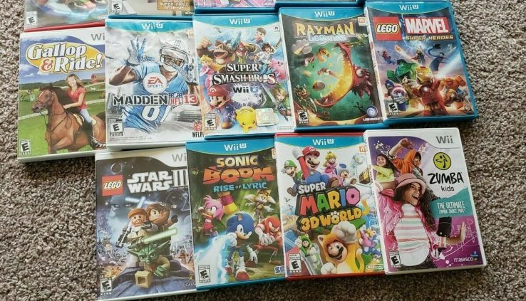 WII AND WII U GAME PICK AND CHOOSE; CLEAN & TESTED