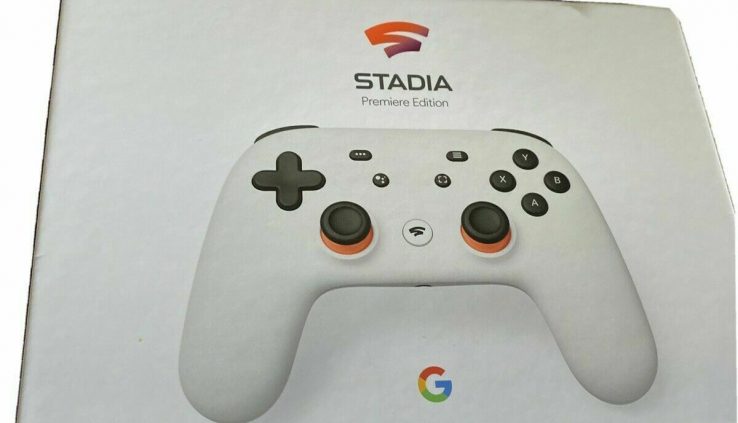 Google Stadia Premier Edition Controller White-NEW Sealed/ 3 Month Promo