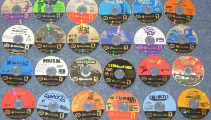 VIDEO GAMES LOT: NINTENDO GAMECUBE – DISC ONLY  (L77)