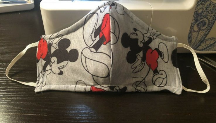 Mickey Mouse cloth face veil