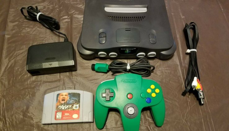 Nintendo 64 N64 console Full system with all hookups free game free shipping