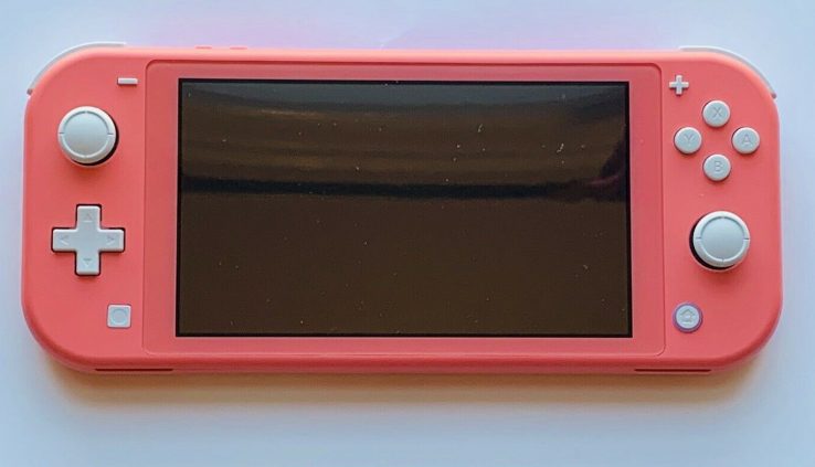 NINTENDO SWITCH LITE “CORAL” Full In Box Gently Aged!
