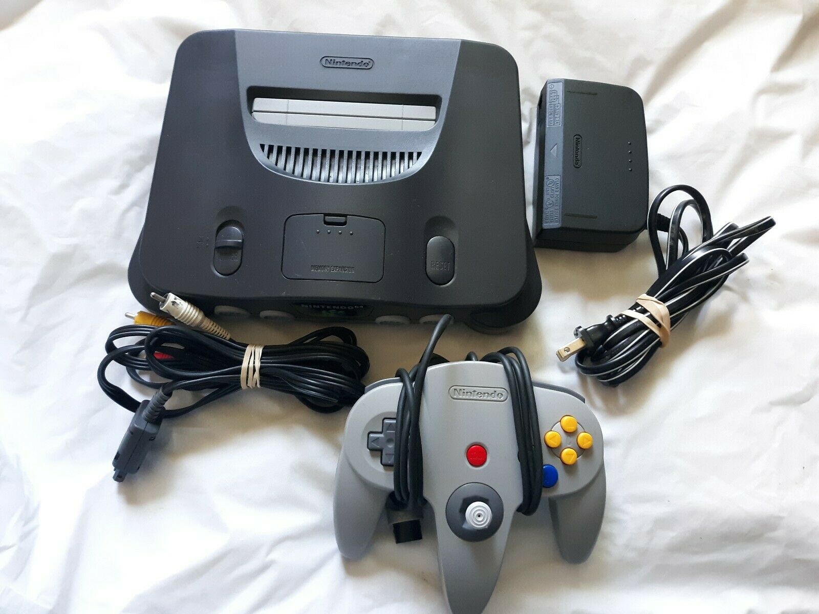 Nintendo 64 Video game machine N64 Murky Console With Controller Tested ...