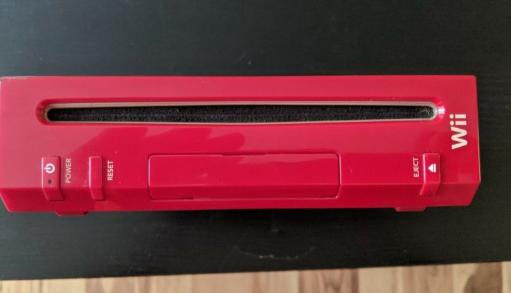 Nintendo Wii Itsy-bitsy Edition Red Console with Game Metroid