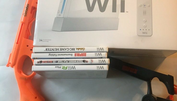 Nintendo Wii Console – Sport Cube Smartly matched Bundle With 4 Video games – Examined