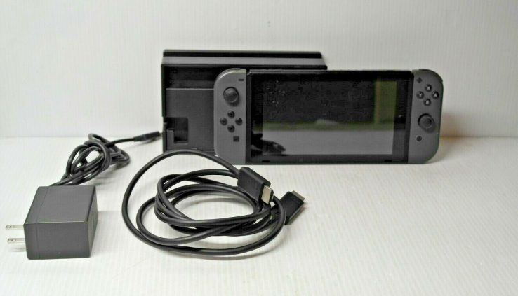 Nintendo Switch 32GB Gray Console (with Gray Cons & Dock)