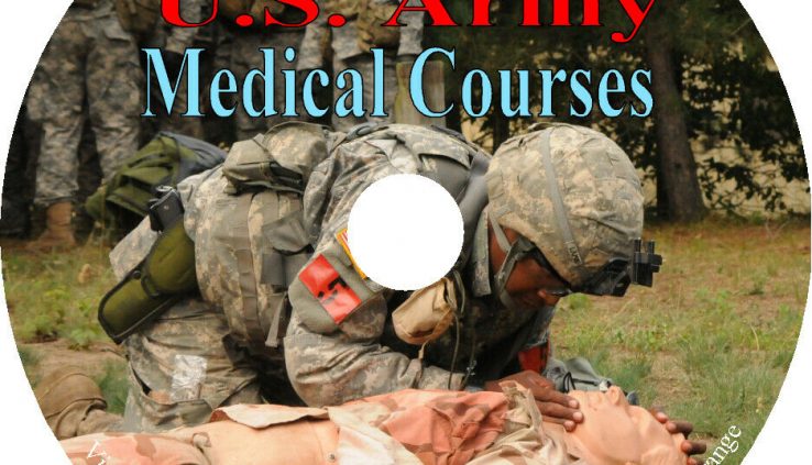 U.S. Army Clinical Lessons Notice Medicine Medication Survival Wound 76 books CD