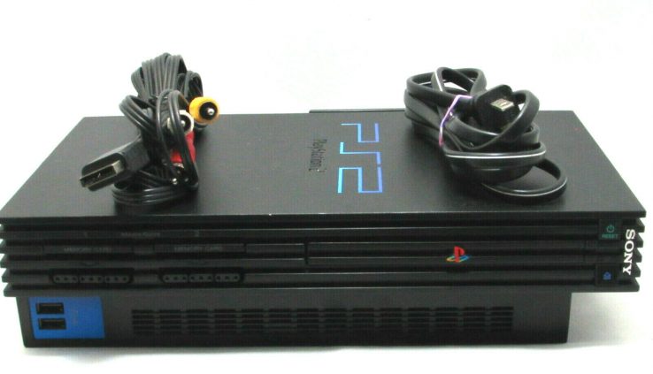 Sony PlayStation 2 PS2 FAT SCPH-50001/N Machine Sunless Console A/V
