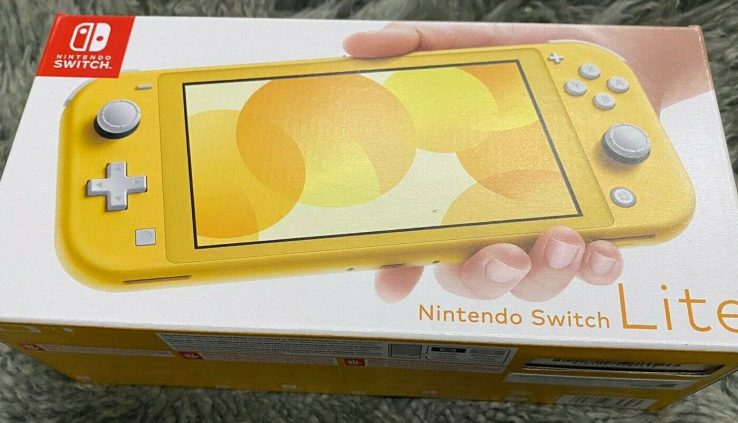 Nintendo Switch Lite 32GB HDHSYAZAA Yellow Console – Imprint Fresh – Identical Day Ship