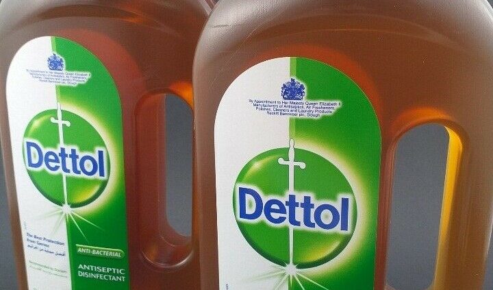 2 Trim Bottles Dettol =1450 ml Nicely being Care Detol liquid Antibacterial