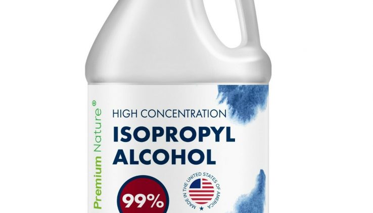 Isopropyl Alcohol ninety 9% Antiseptic Pure Grade Sterilizer Cleansing Properties 1 Gal