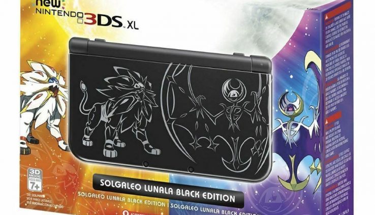 Nintendo Aloof 3DS XL Solgaleo Lunala Shadowy Edition UAE/USA -Aloof- In Stock Now!