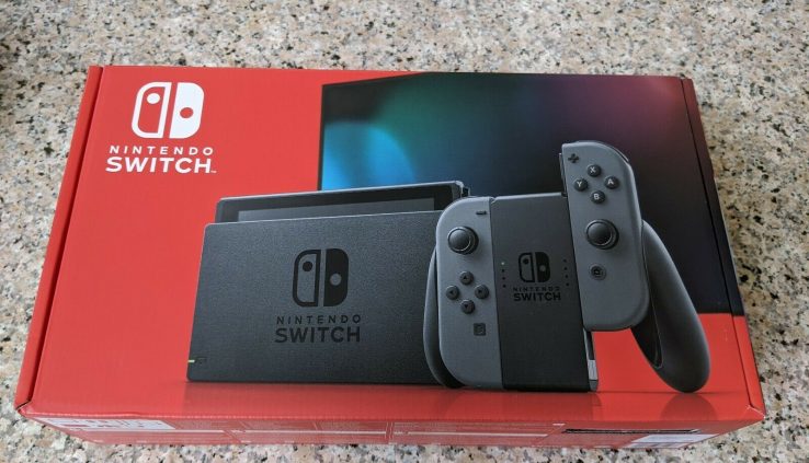 Nintendo Switch V2 HAC-001(-01) 32GB Console with Grey (Grey) JoyCon SHIPS ASAP