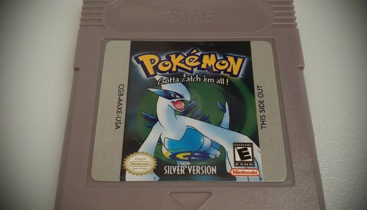 Pokemon Silver Version GameBoy Coloration GBC (FREE SHIPPING)