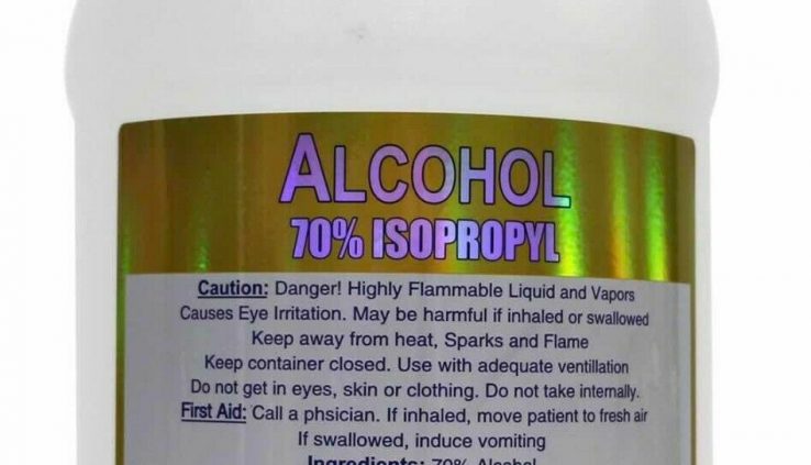 70% Isopropyl Alcohol. 1 Gallon. SEALED