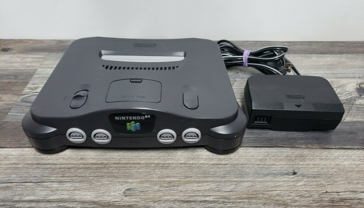 Nintendo 64 N64 Unlit Console examined expansion pack vitality provide no controllers 