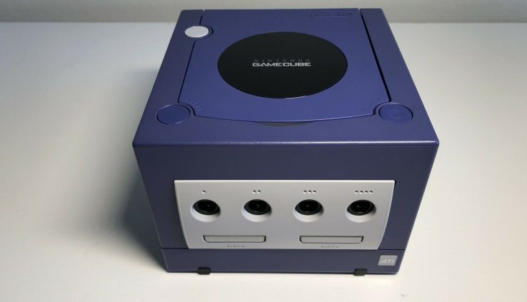Nintendo GAMECUBE Console Machine Handiest Indigo Red DOL-001 – Tested