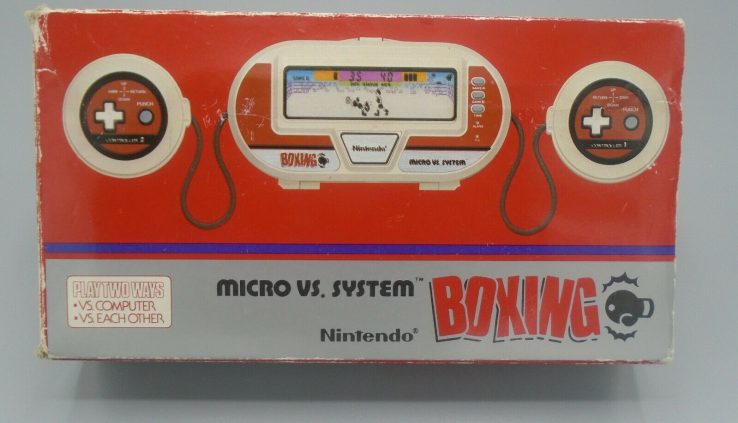 Nintendo Sport & Look BOXING Micro Vs. Intention 1984