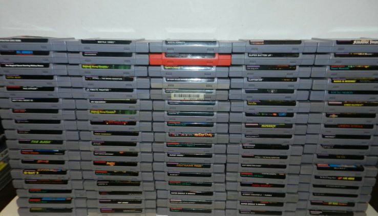 Colossal Nintendo SNES Video games Entire Enjoyable You Grab & Pick Video Game Mario Kirby