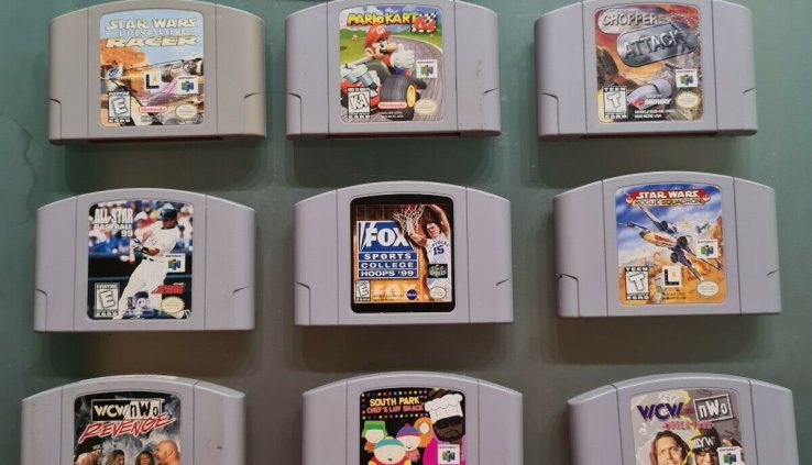 N64 Video games Tested Graceful Condition