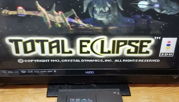 Panasonic 3DO Staunch FZ-10 Console Machine + Total Eclipse! Rare