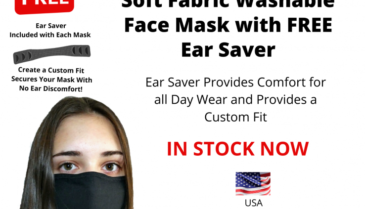 Face Veil with FREE Ear Saver Murky Fashion Washable Reusable Breathable Unisex