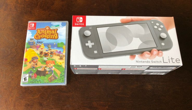 Nintendo Swap Lite Console, Gray And Animal Crossing – Effect Peaceable Willing To Ship