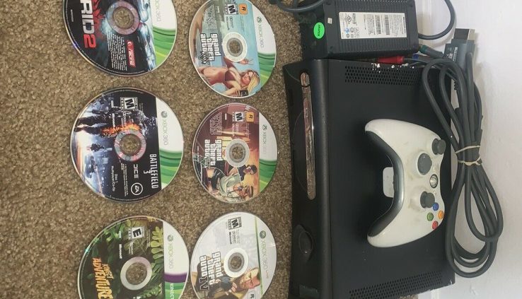 xbox 360 With 6 Games