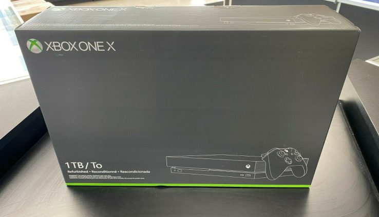 Microsoft 1787 XBox One X Video Game Console 1TB Unlit 4K Blue-Ray Extremely HDR