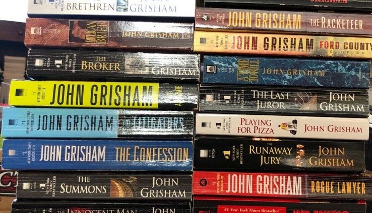 John Grisham 6 Paperback Guide Lot Random Mix