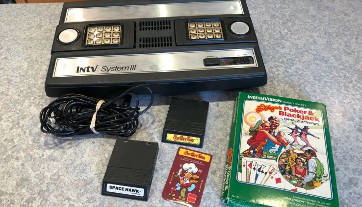 Intellivision INTV System III Console And Video games