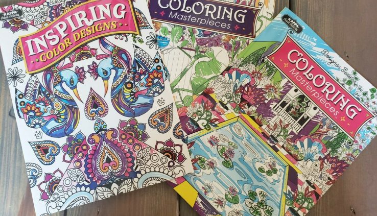 Adult Coloring E-book Field (Field of three Books) – Ticket Unique, Valid Condition