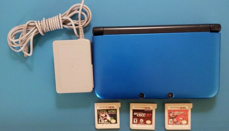 Nintendo 3DS XL Handheld Console – Blue/Sad Tested!