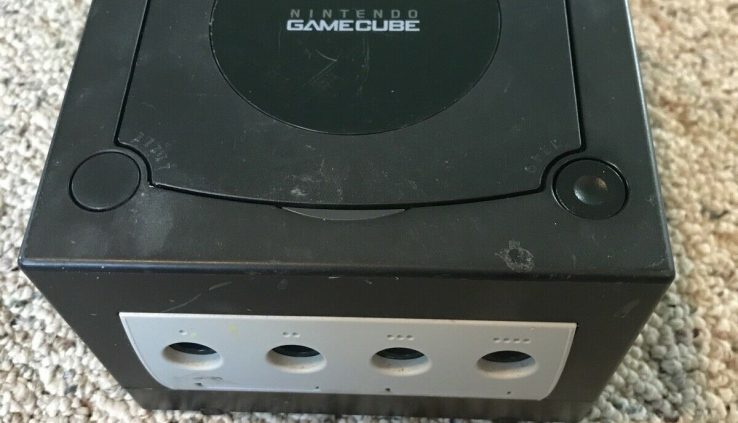 Nintendo Gamecube DOL-001 Fashioned Blueprint Sad Console ONLY ~