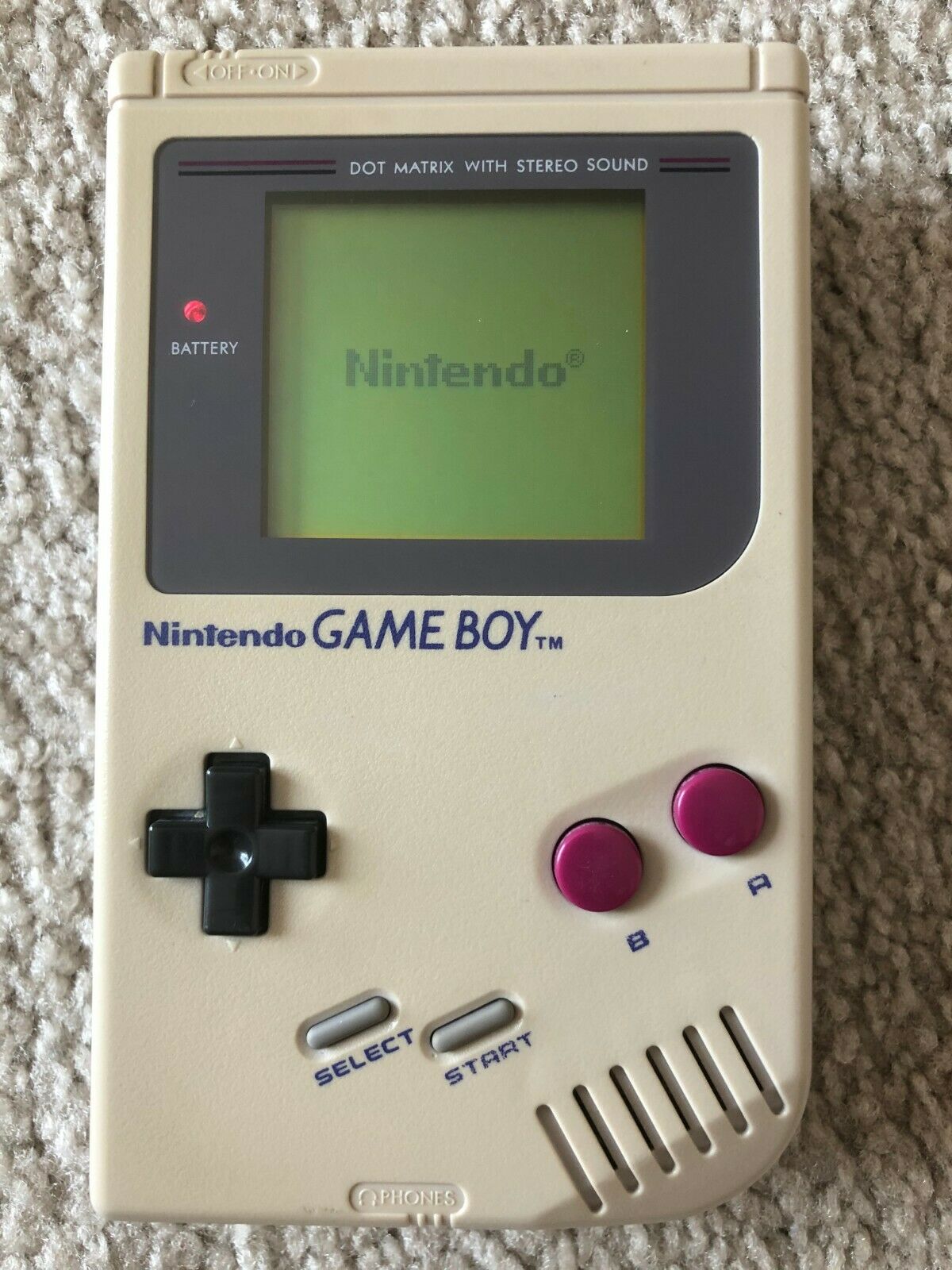 Fashioned Nintendo Gameboy with Tetris Devoted Condition RETRO DMG-01 ...