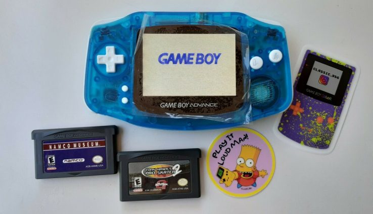 Backlit Nintendo Gameboy Attain With 2 Video games GBA IPS V2 mod
