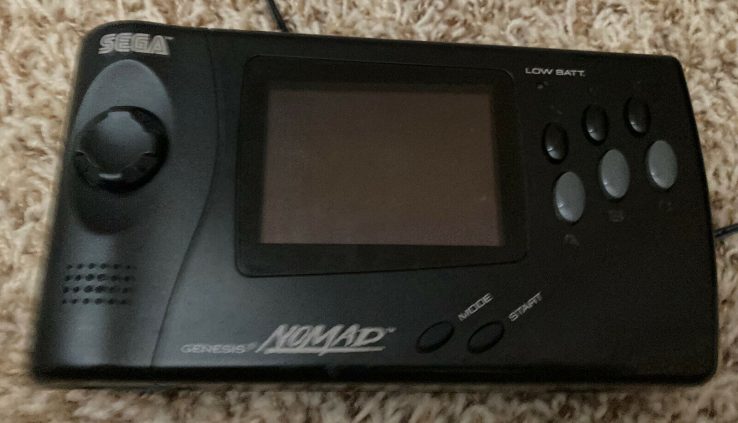 1995 Sega Nomad Moveable Handheld Sport System Genesis 16 bit TESTED