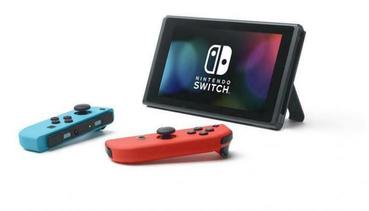 Nintendo Swap Console with Neon Crimson and Blue Joy-Con *GameStop Refurbished*