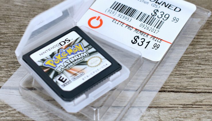 NEW Pokemon Platinum Game Card for DS 2/3DS NDSI NDS NDSL Lite all model US