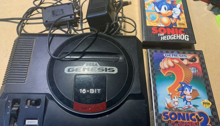 Sega Genesis Model 1 16-Bit Excessive Definition Graphics Plus 2 Video games No Conteollers