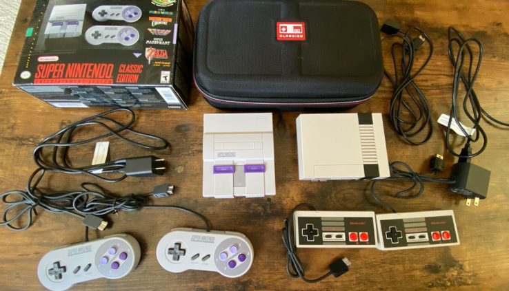 SNES Primary Edition & NES Primary edition Bundle tremendous situation 