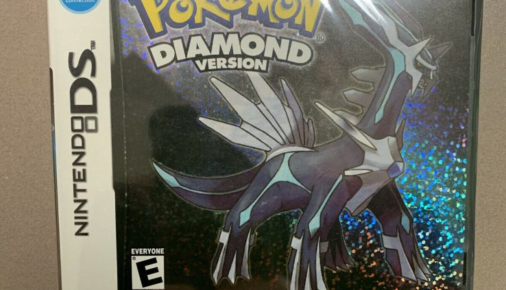 Pokemon Diamond Version Nintendo DS Game Stamp New Re-Launch