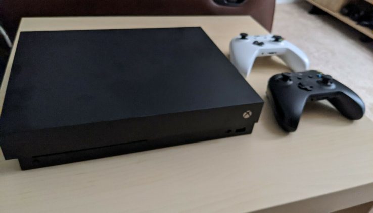 Microsoft Xbox One X 1TB Console w/ 2 controllers!