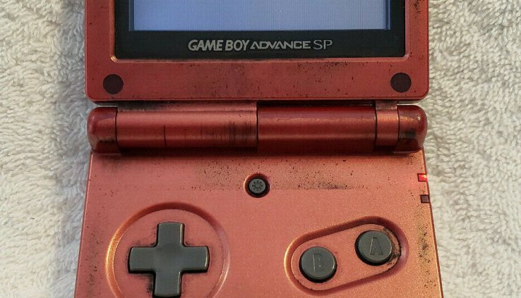 Rare Common Frontlit Nintendo Sport Boy Come SP AGS-001 Flame Red
